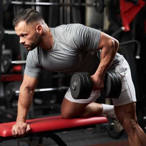 Dumbbell Row (Chèo tạ đơn)